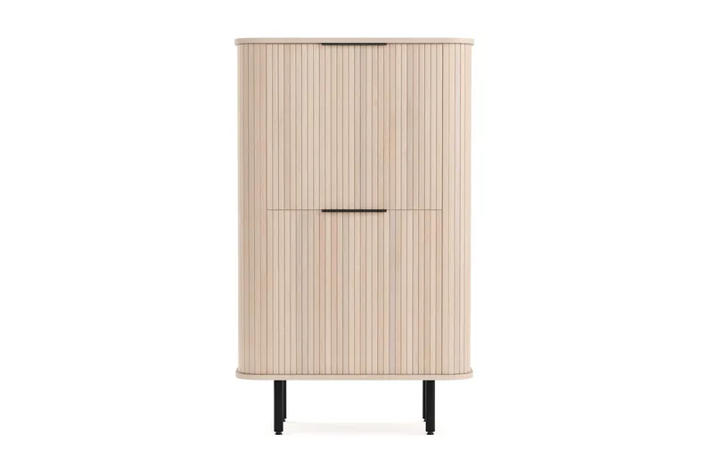 Kopparbo Højskab Hvidlaseret Eg - Lyst hvidlaseret egetræ - Opbevaring - Skab - Skabe