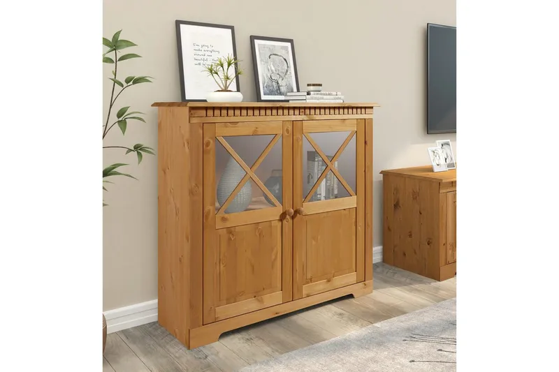 Skab Lisa Bejdset/Voks - Bejdset/Voks - Møbler - Borde - Aflastningsbord - Konsolbord & sidebord