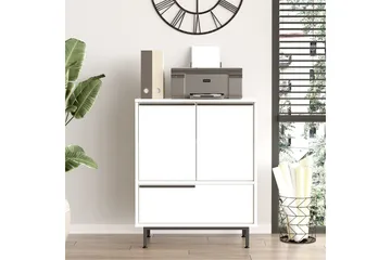 Liyakat Highboard - Hvid - Opbevaring - Skab - Skabe