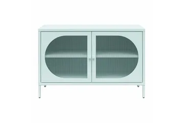 Skab Luna 100x40x64 cm, Sky Blå - 100x40x64 cm, Sky Blå - Opbevaring - Skab - Vitrineskabe
