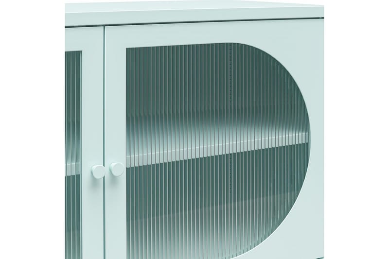 Skab Luna 100x40x64 cm, Sky Blå - 100x40x64 cm, Sky Blå - Opbevaring - Skab - Vitrineskabe