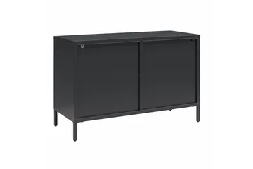 Skab Luna 100x40x64 cm, Sort - 100x40x64 cm, Sort - Opbevaring - Skab - Vitrineskabe