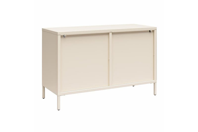 Skab Luna 100x40x64 cm, Pergament - 100x40x64 cm, Pergament - Opbevaring - Skab - Vitrineskabe