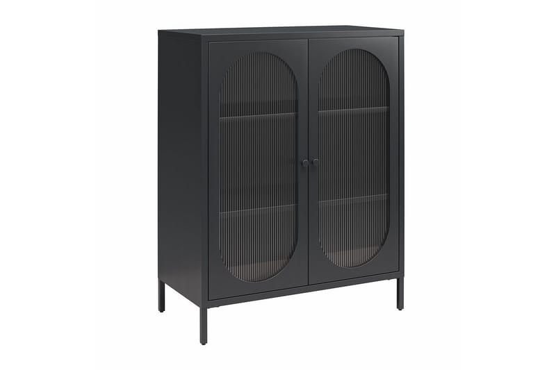 Skab Luna 80x40x102 cm, Sort - 80x40x102 cm, Sort - Opbevaring - Skab - Skabe - Sikkerhedsskabe - Medicinskabe