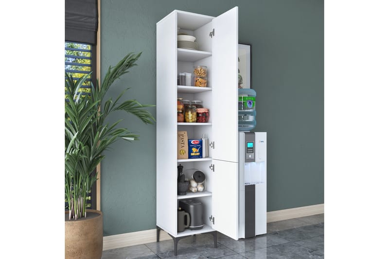 Manorma Highboard - Hvid - Opbevaring - Skab - Skabe