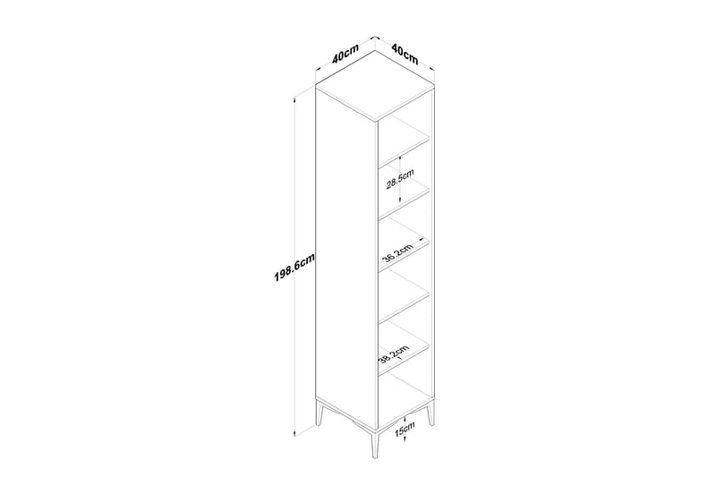 Manorma Highboard - Hvid - Skabe