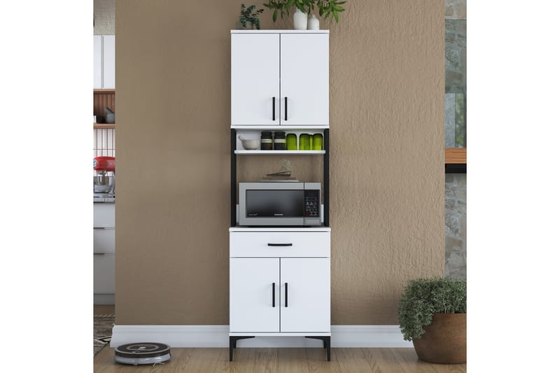 Manorma Highboard - Hvid - Opbevaring - Skab - Skabe