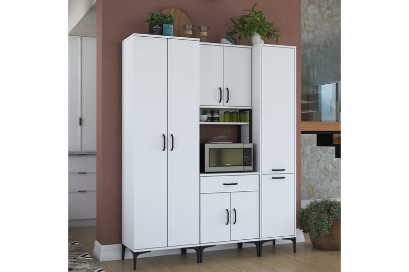 Manorma Highboard - Hvid - Opbevaring - Skab - Skabe