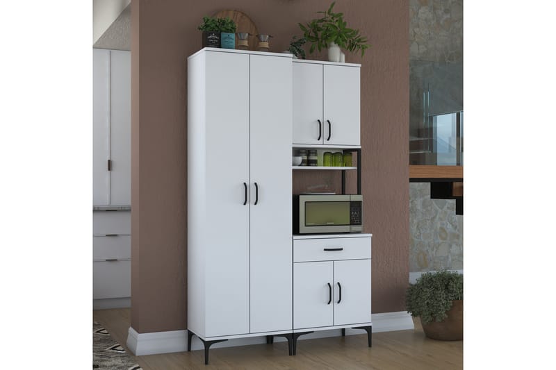 Manorma Highboard - Hvid - Opbevaring - Skab - Skabe