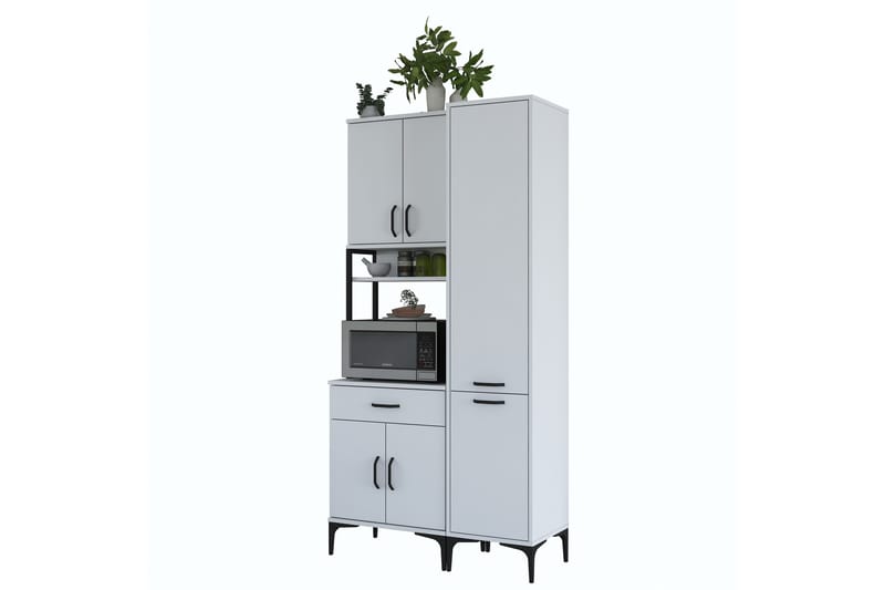 Manorma Highboard - Hvid - Opbevaring - Skab - Skabe