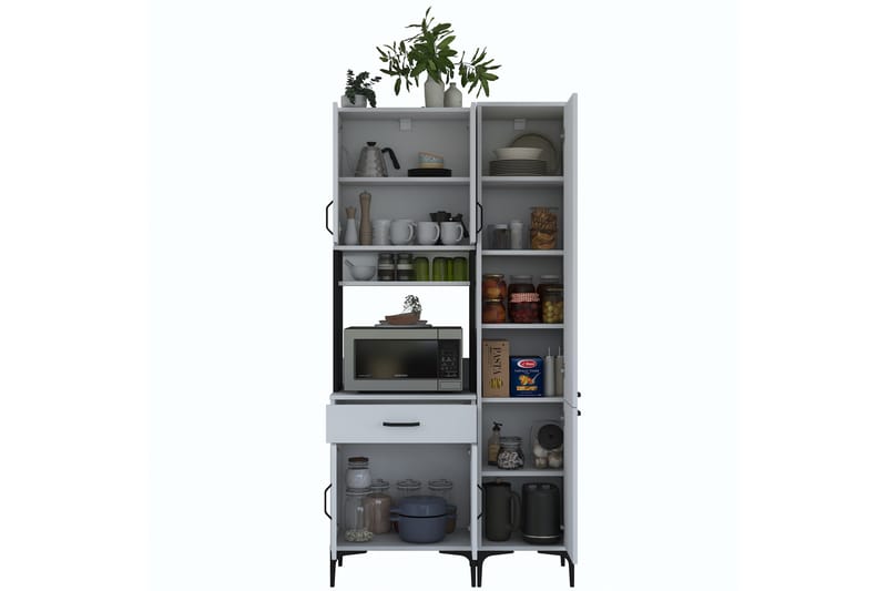 Manorma Highboard - Hvid - Opbevaring - Skab - Skabe