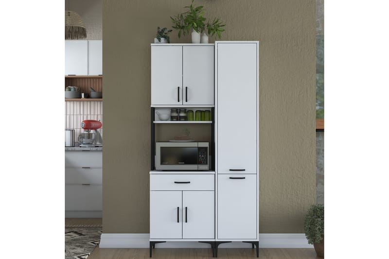 Manorma Highboard - Hvid - Opbevaring - Skab - Skabe