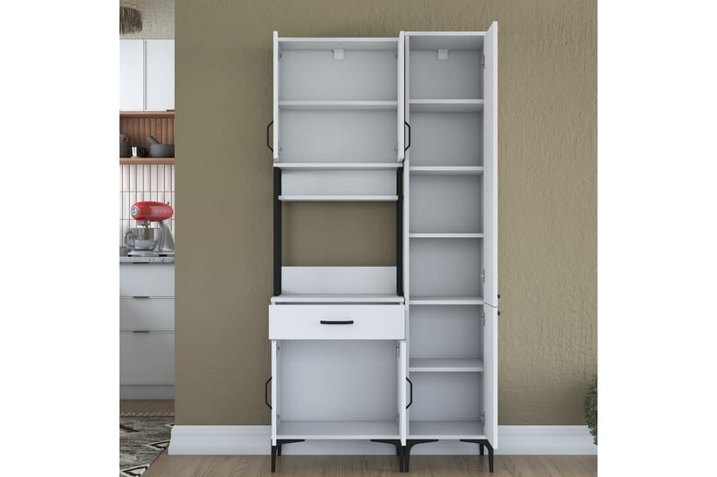 Manorma Highboard - Hvid - Opbevaring - Skab - Skabe