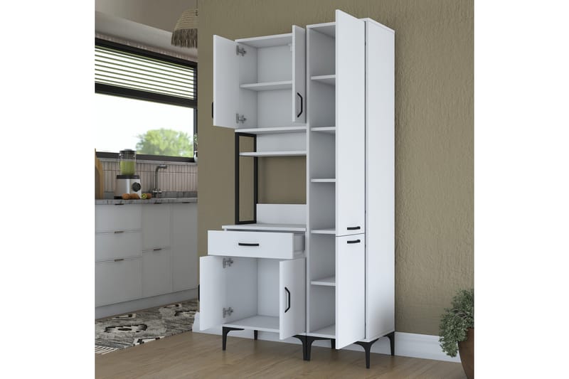 Manorma Highboard - Hvid - Opbevaring - Skab - Skabe