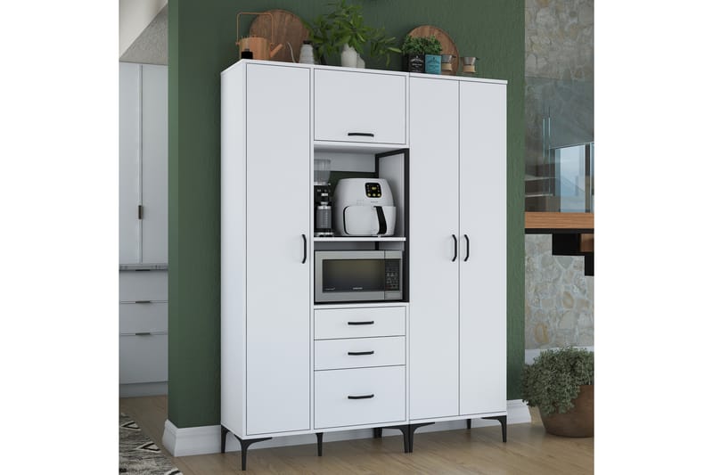 Manorma Highboard - Hvid - Opbevaring - Skab - Skabe