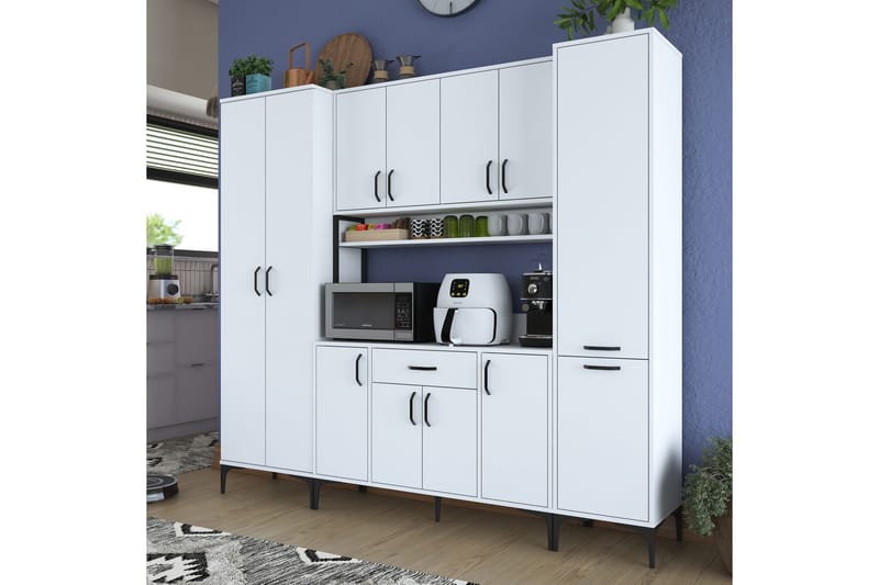 Manorma Highboard - Hvid - Opbevaring - Skab - Skabe