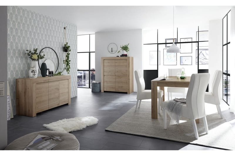 Midas Opbevaringskab 110 cm - Brun - Opbevaring - Skab - Skabe