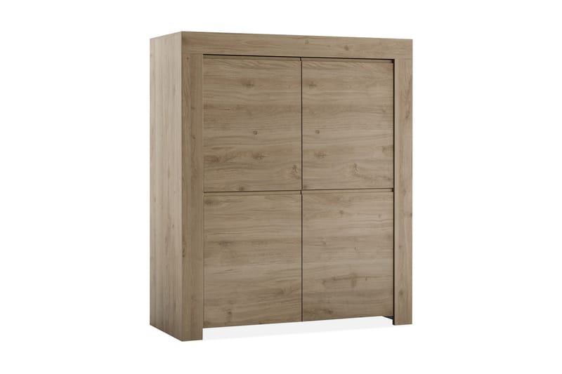 Midas Opbevaringskab 110 cm - Brun - Opbevaring - Skab - Skabe