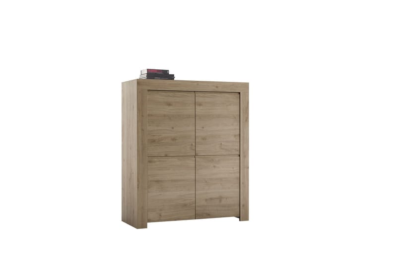 Midas Opbevaringskab 110 cm - Brun - Opbevaring - Skab - Skabe