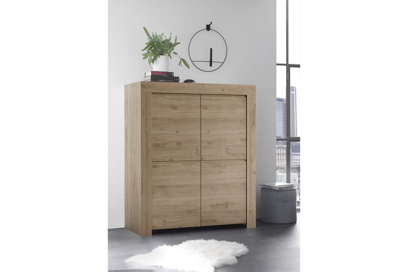 Midas Opbevaringskab 110 cm - Brun - Opbevaring - Skab - Skabe