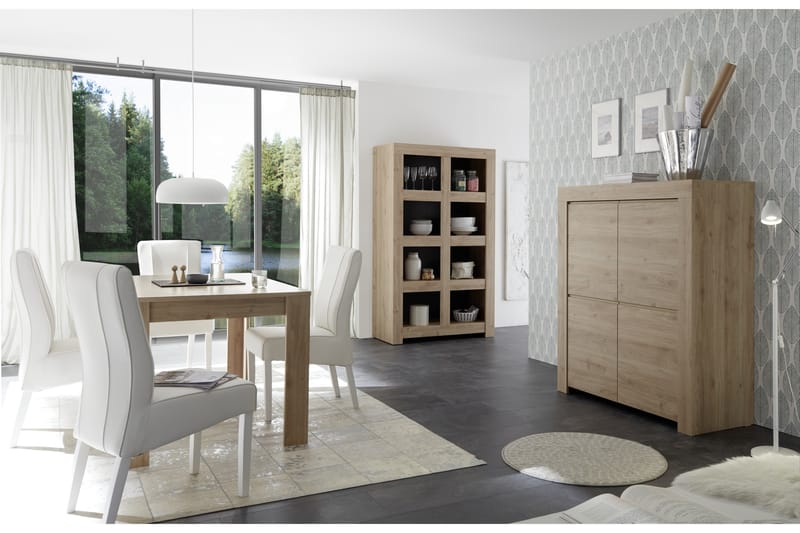 Midas Opbevaringskab 110 cm - Brun - Opbevaring - Skab - Skabe