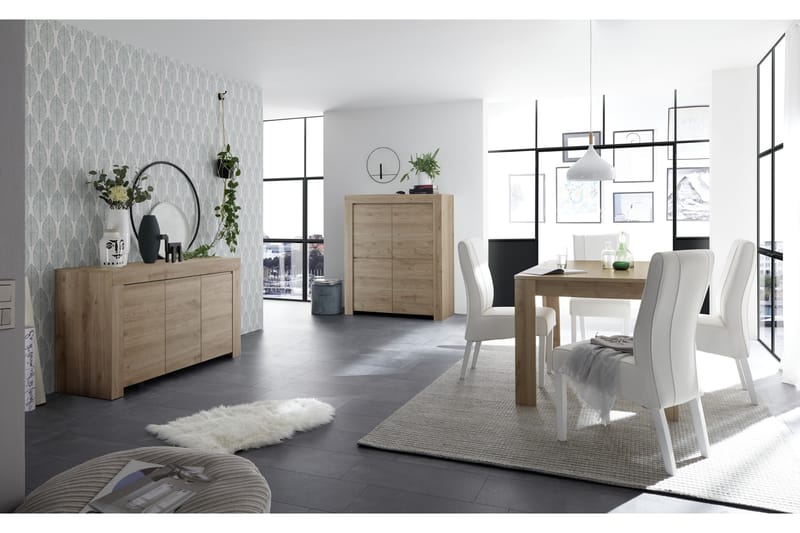 Midas Opbevaringskab 110 cm - Brun - Opbevaring - Skab - Skabe