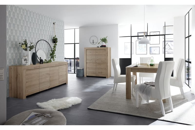 Midas Opbevaringskab 110 cm - Brun - Opbevaring - Skab - Skabe