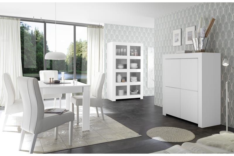 Midas Opbevaringskab 110 cm - Hvid - Opbevaring - Skab - Skabe