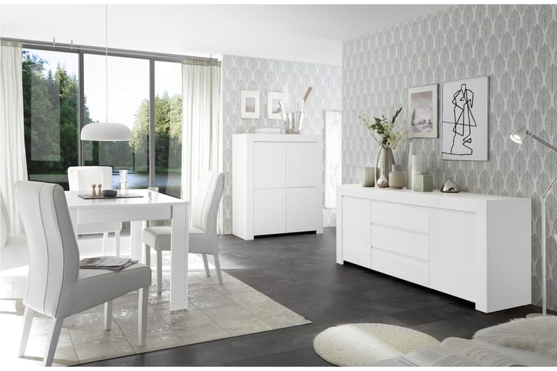 Midas Opbevaringskab 110 cm - Hvid - Opbevaring - Skab - Skabe