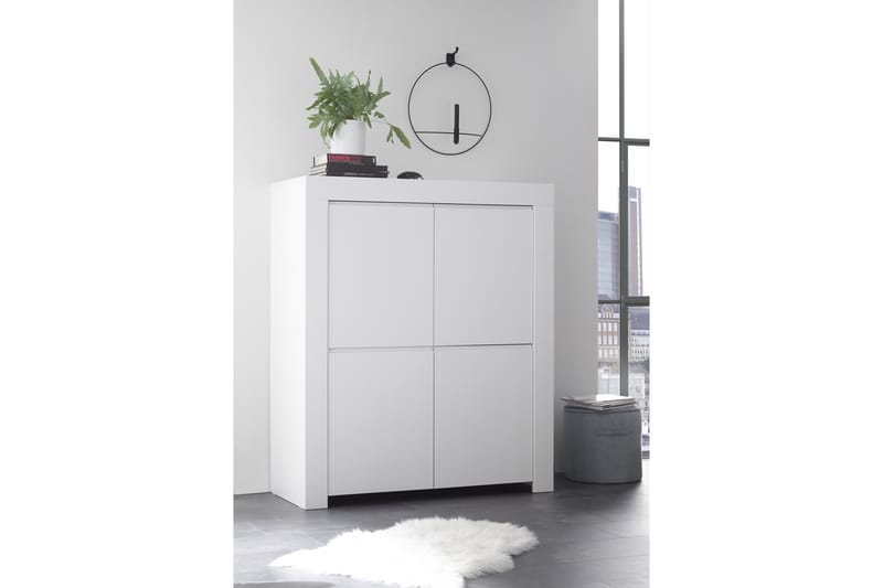 Midas Opbevaringskab 110 cm - Hvid - Opbevaring - Skab - Skabe