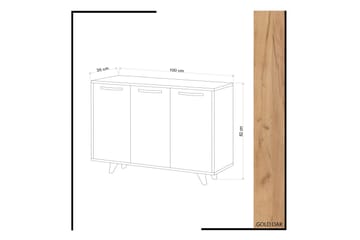 Mod design Skænk - Træ / hvid - Opbevaring - Opbevaringsmøbler - Skænke & sideboards