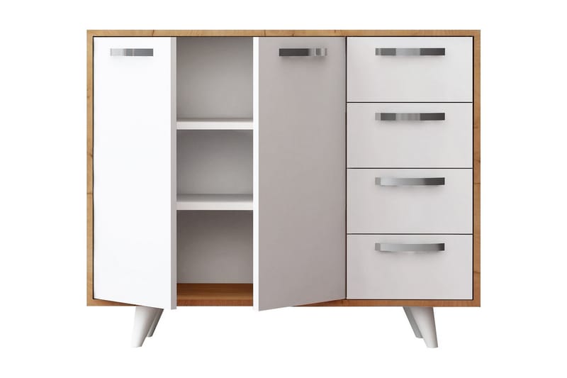 Mod design Skænk - Træ / hvid - Opbevaring - Opbevaringsmøbler - Skænke & sideboards
