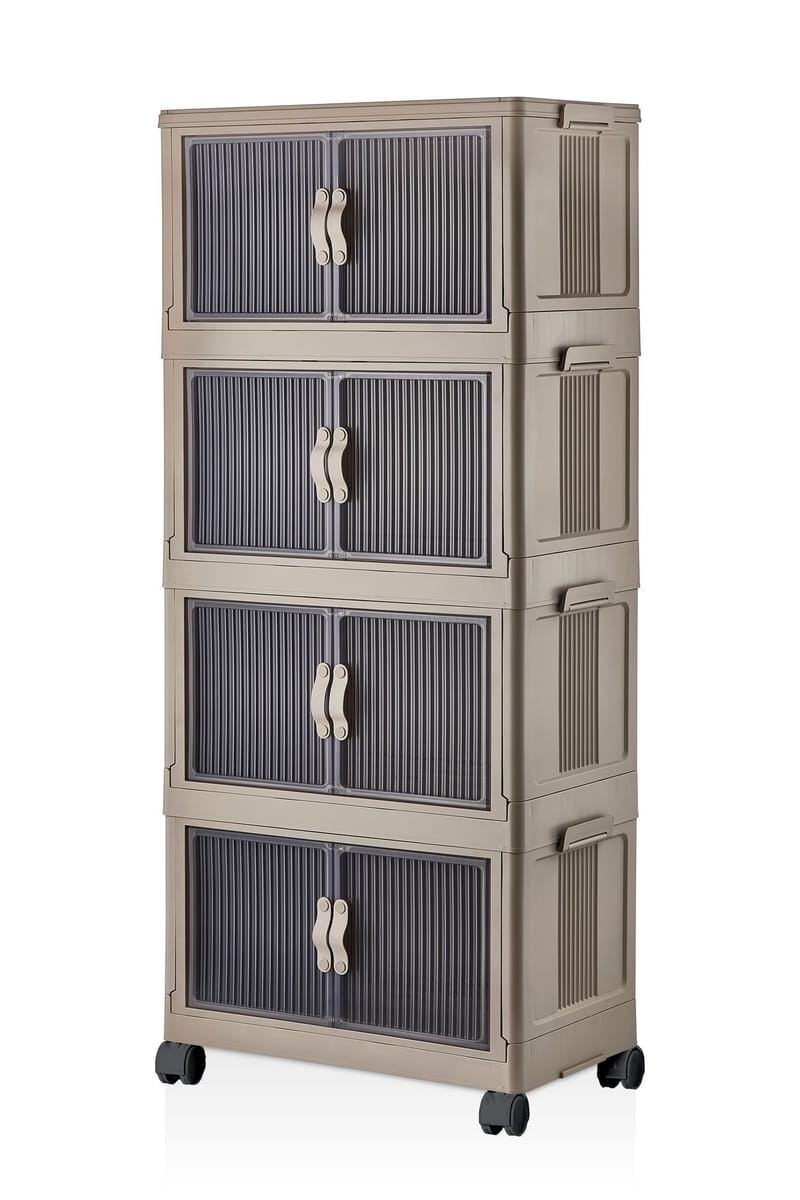 Multifunktionsskab Hanah Home Lavine 127 (56 x 127 x 56 cm) Lyseblå, undefined