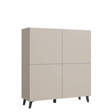 skab NO_BRAND Høj kommode PHUKET 120 beige