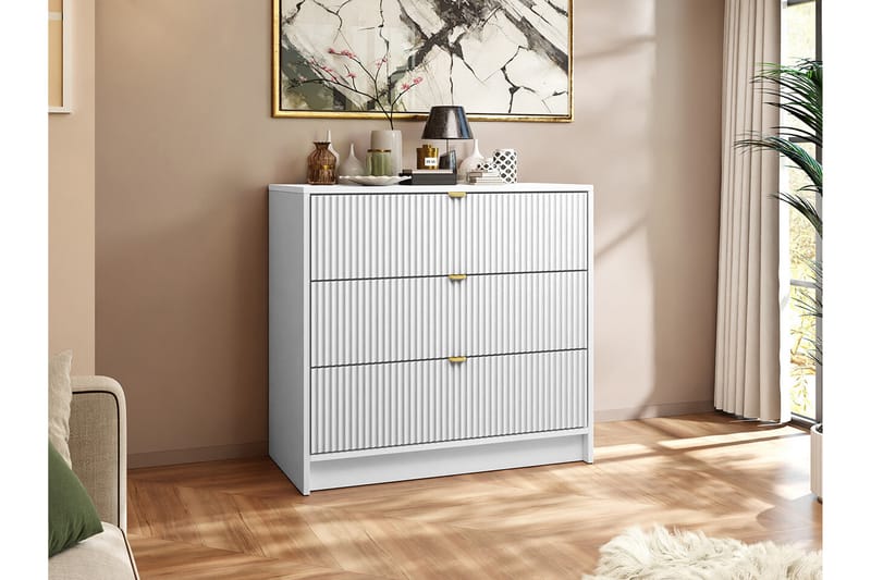 Novaj Highboard - Hvid - Skabe