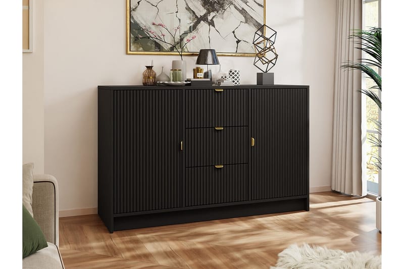 Novaj Highboard - Sort - Skabe