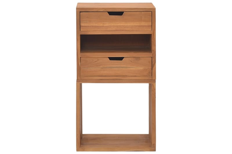 opbevaringsskab 40x30x76 cm massivt teaktræ - Brun - Opbevaring - Skab - Skabe