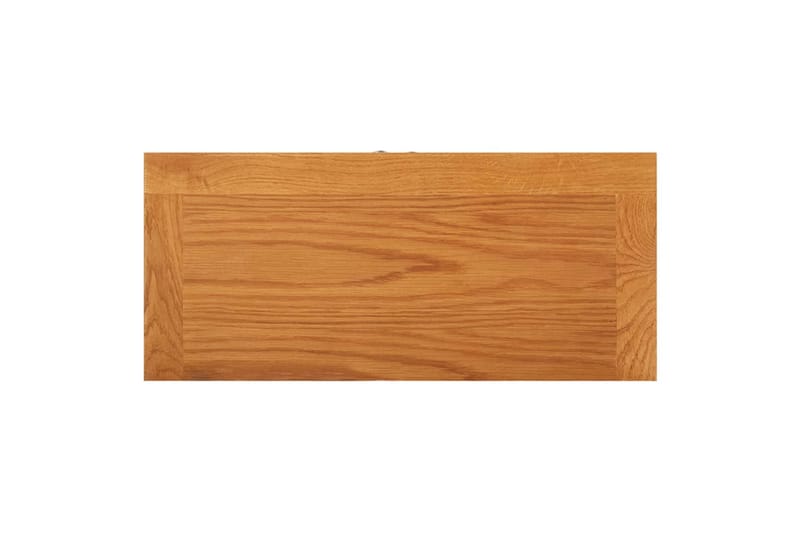 opbevaringsskab 50x22x110 cm massivt egetræ - Brun - Opbevaring - Skab - Skabe - Omklædningsskabe