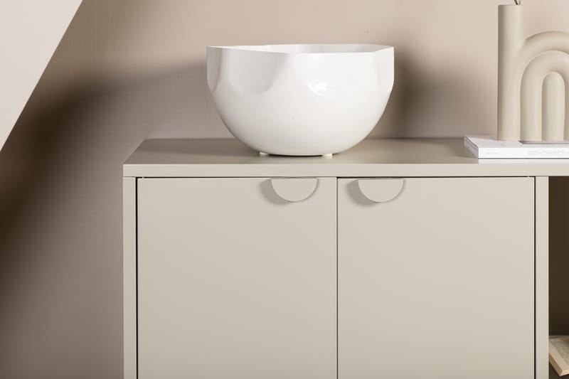 Piring Skabskommode 110x42x100 cm - Beige - Opbevaring - Skab - Skabe