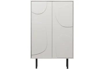 Popinder Highboard - Beige - Opbevaring - Skab - Skabe