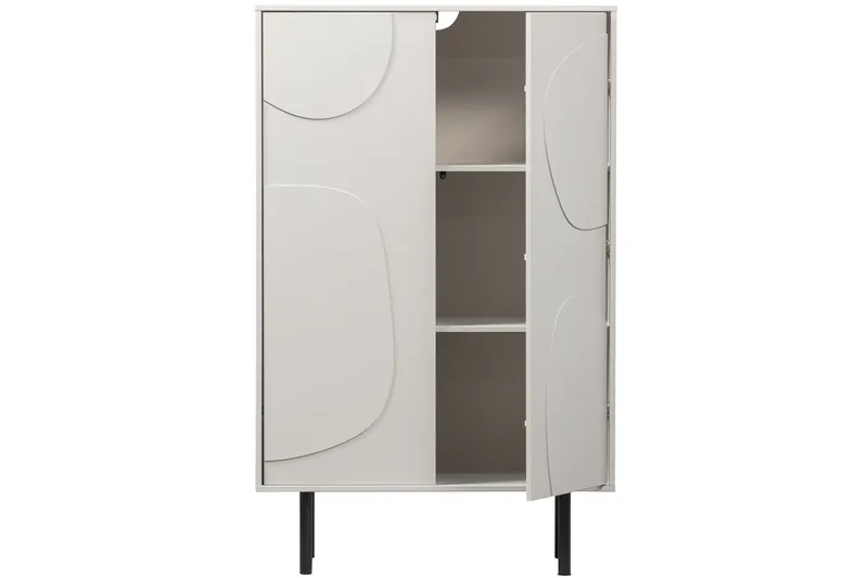 Popinder Highboard - Beige - Opbevaring - Skab - Skabe