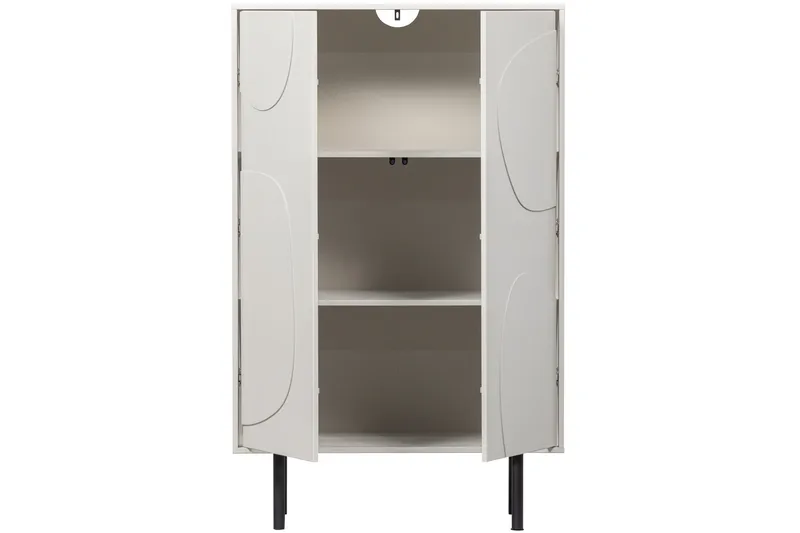 Popinder Highboard - Beige - Opbevaring - Skab - Skabe