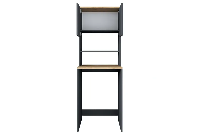 Ramdev Highboard - Valnød finér/Antracit - Hus & renovering - Køkken & bad - Badeværelse - Badeværelsesmøbler - Underskab badeværelse