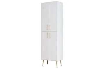 Retzow Highboard - Guld/Hvid - Opbevaring - Skab - Skabe