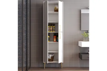 Retzow Highboard - Guld/Hvid - Opbevaring - Skab - Skabe