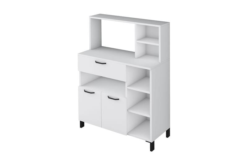 Rinorea Opbevaringsskab 90x133,8 cm - Hvid - Opbevaring - Skab - Skabe