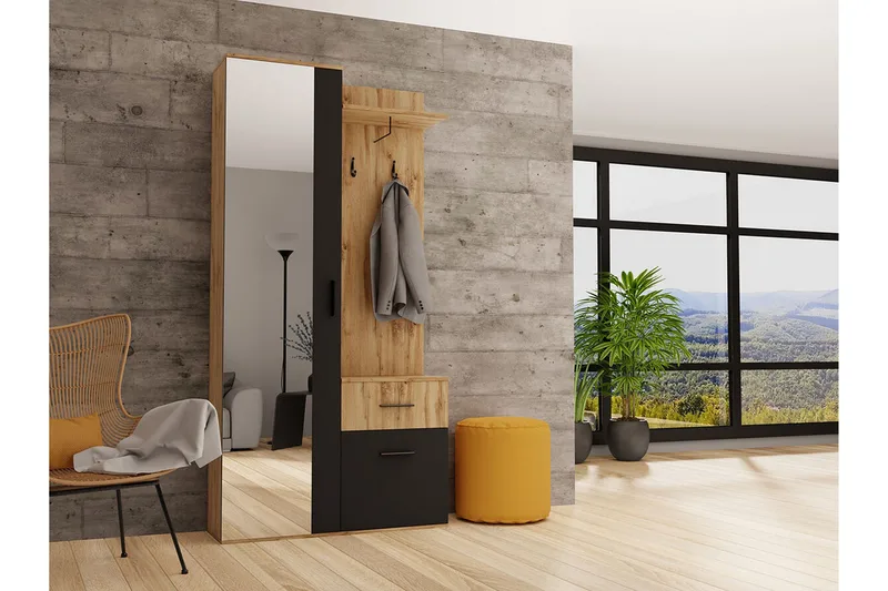 Rosehall Highboard Black - Opbevaring - Skab - Skabe