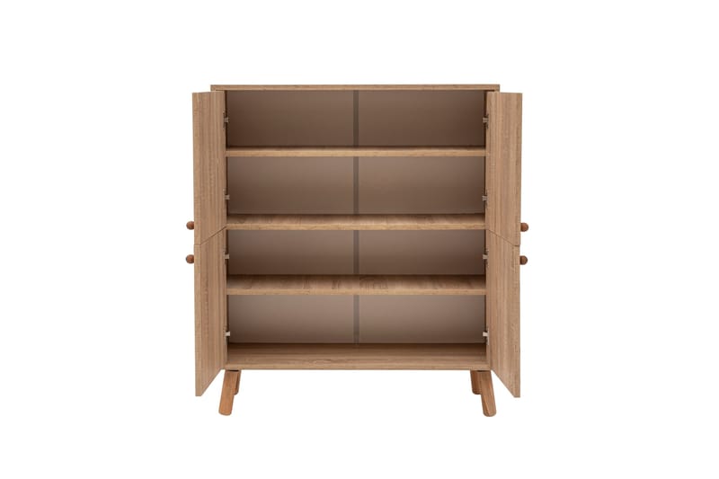 Sakarya Highboard 95x111 cm Multifarvet - Hanah Home - Opbevaring - Skab - Skabe