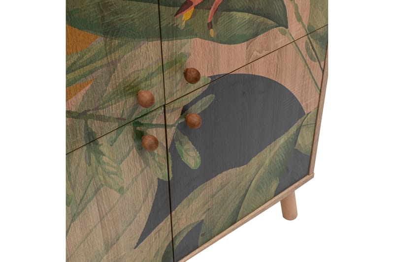 Sakarya Highboard 95x111 cm Multifarvet - Hanah Home - Opbevaring - Skab - Skabe