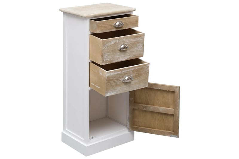 sideskab 38 x 28 x 86 cm kejsertræ - Opbevaring - Skab - Skabe